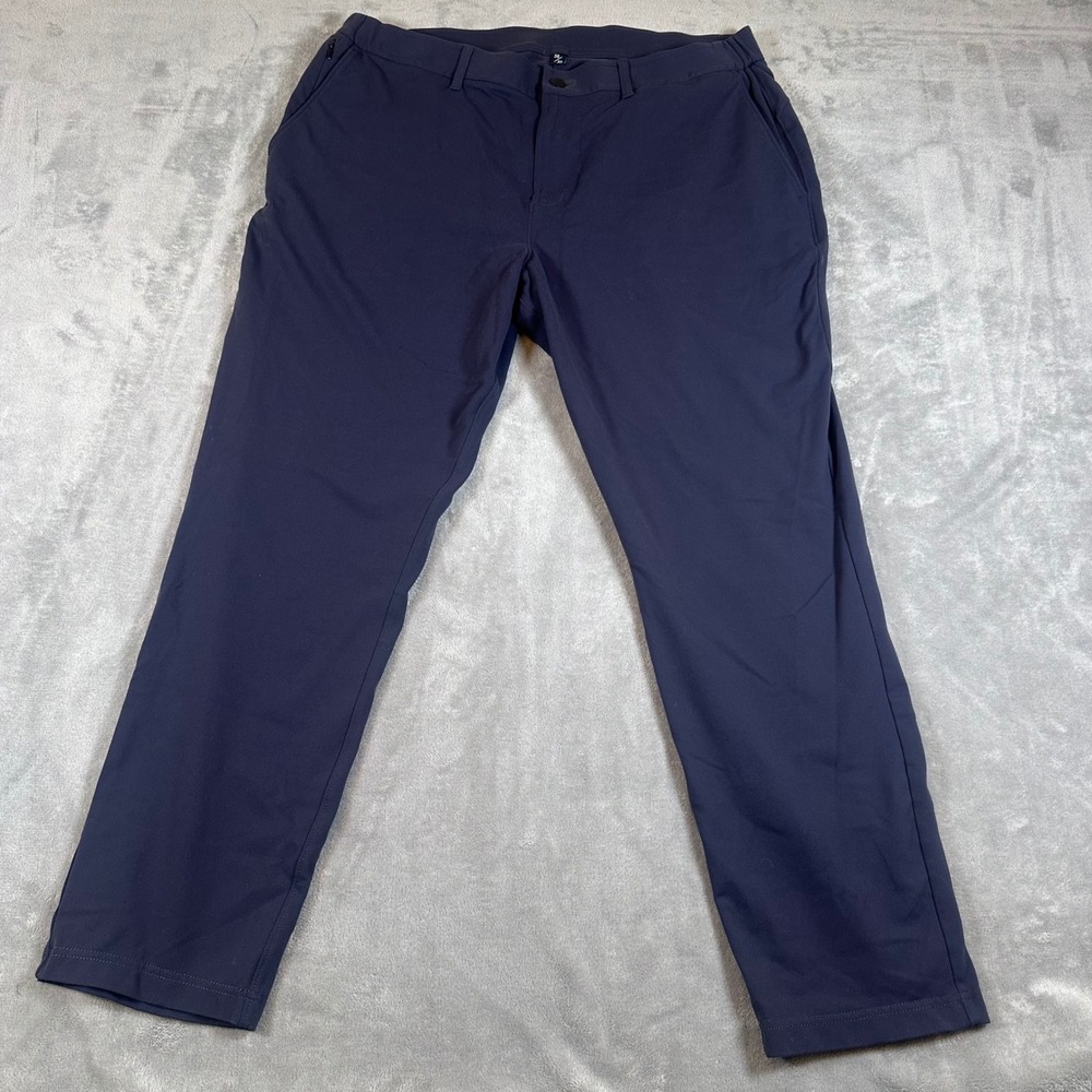 Public Rec All Day Every Day Pants Mens 38x30 Navy Blue Tapered Chino Jogger